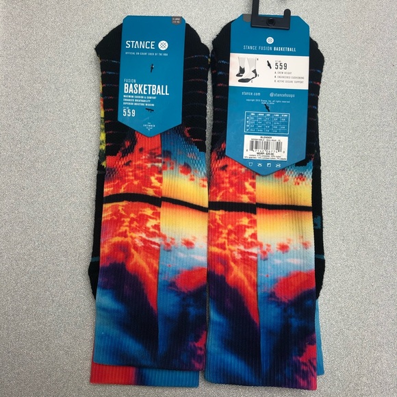Stance Fusion Basketball Socks Blender XL - Picture 2 of 7